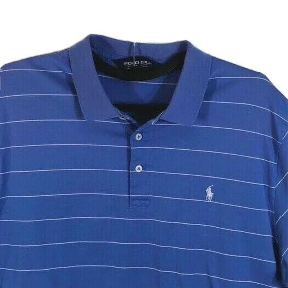 Polo Golf Ralph Lauren Shirt 100% Pima Cotton Blue - Picture 2 of 10